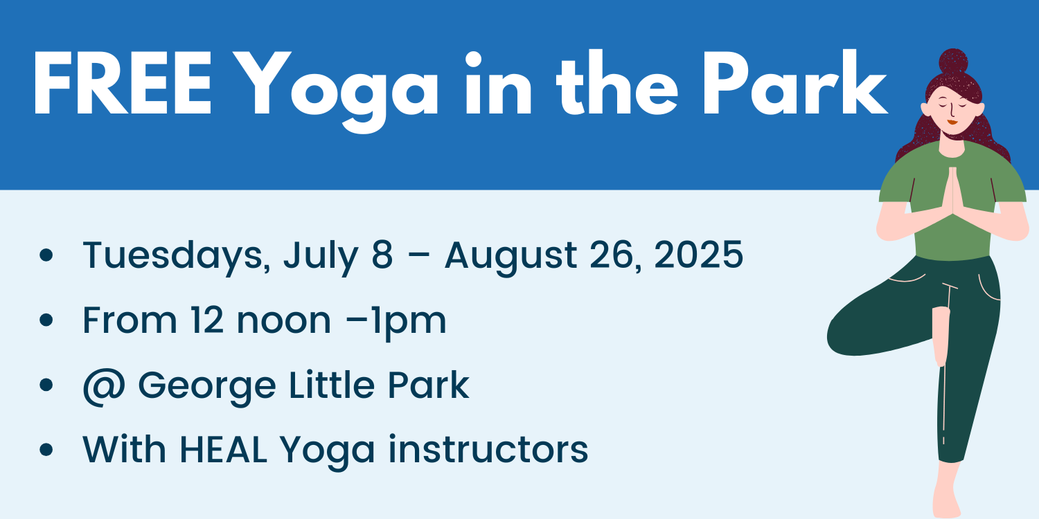 free yoga in the park summer 2025