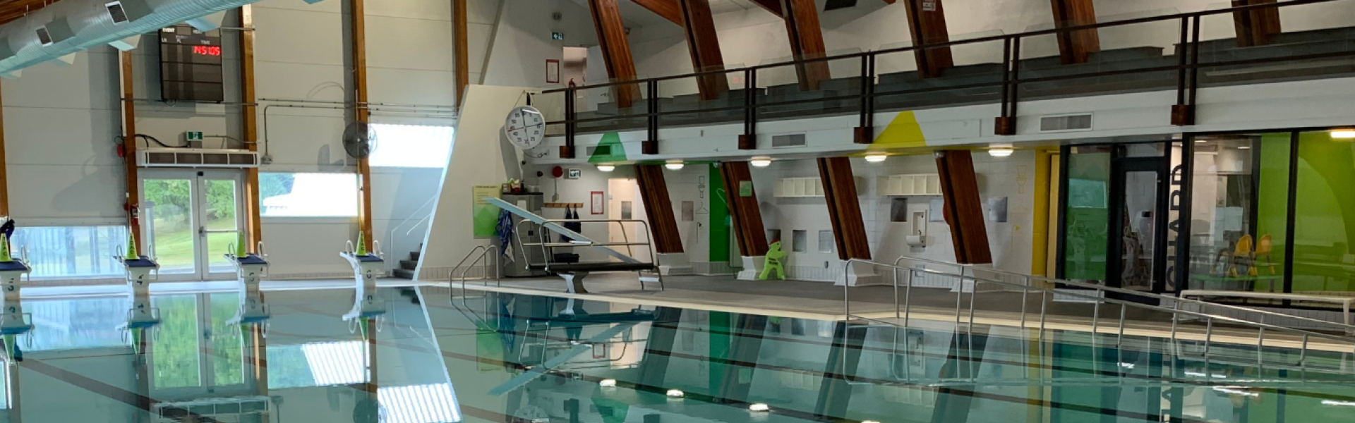 A photo of the main pool at the Terrace & District Aquatic Centre