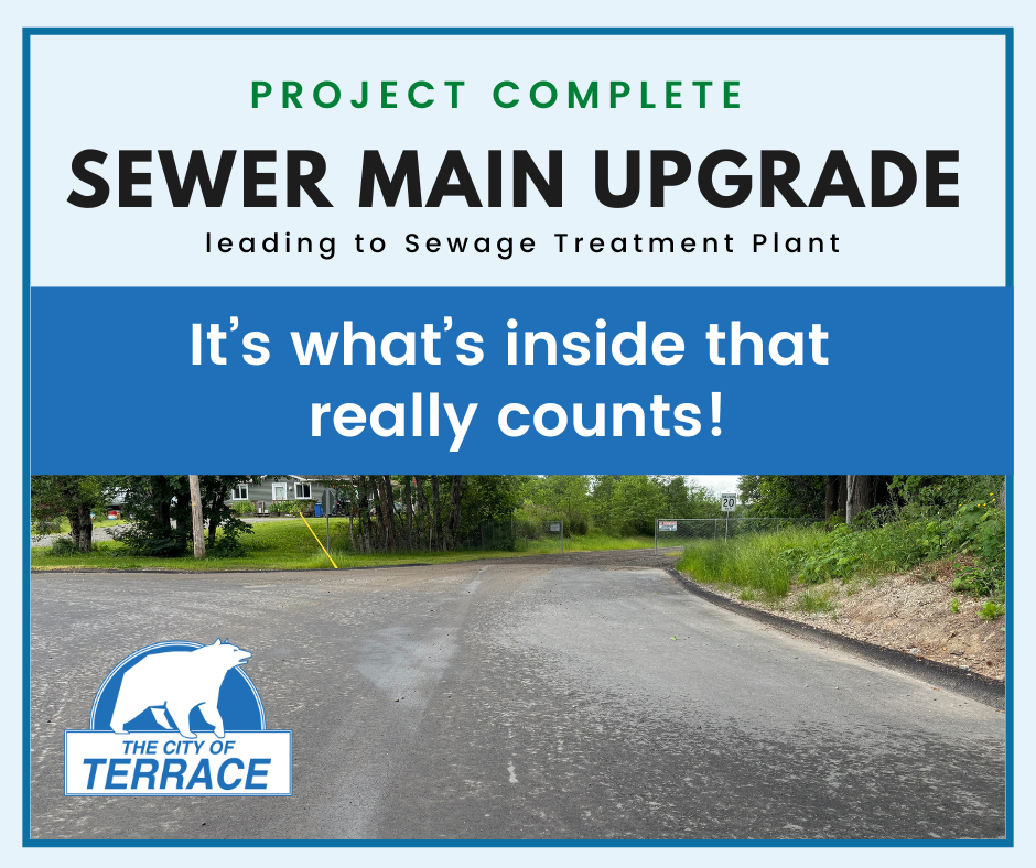 STP Sewer Main upgrade complete