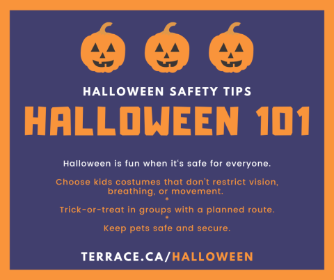 Bullet point list of tips, with decorative pumpkins